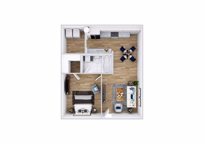 1 Bed / 1 Bath Renovated 115 115 floor plan